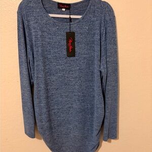 Roya Blue Women's Long Sleeve Tunic